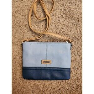 Blue Leather Tignanello Leather Purse B1